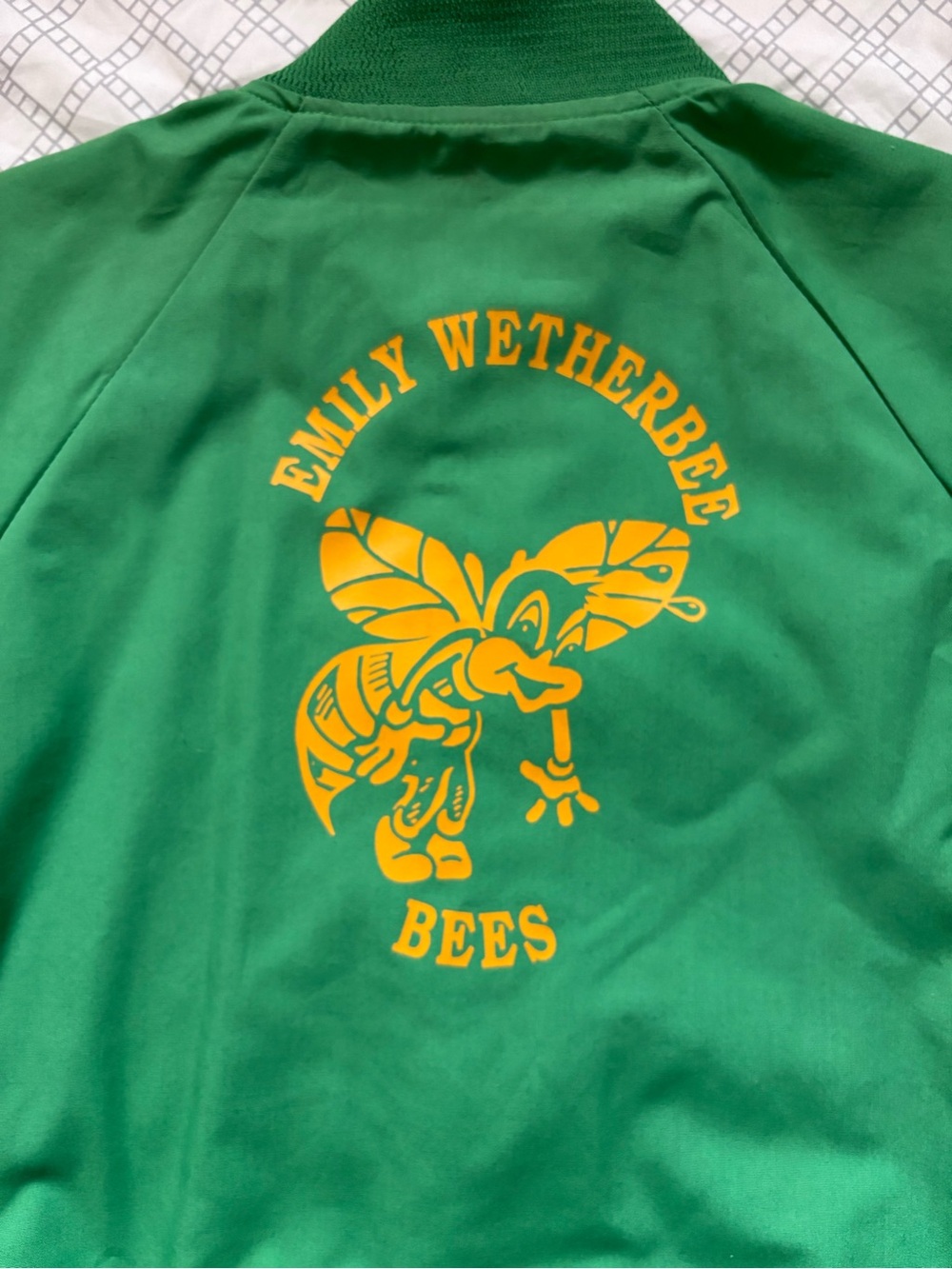 Vintage Auburn Sportswear Emily Wetherbee Elementary School Bomber Jacket XL